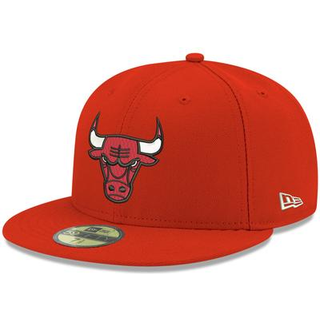 NBA Chicago Bulls M?nds officielle 59fifty monterede cap 7.5 R?d