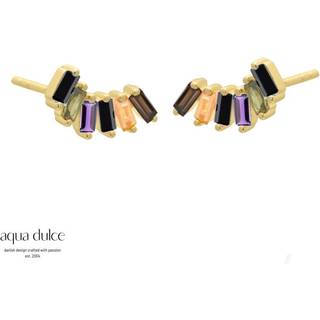 Aqua Dulce Ashley ørestikker forgyldt sølv - 4477