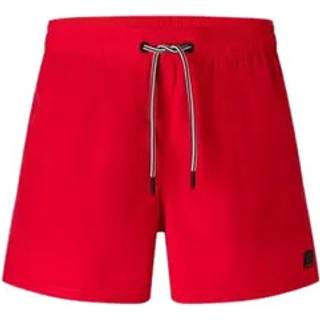 FIRE + ICE Herren Badeshorts rot Mikrofaser unifarben