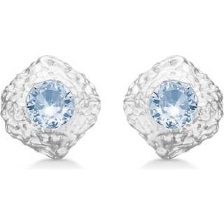 Studio Z Wild Cliff øreringe i sølv med blå cubic zirkonia