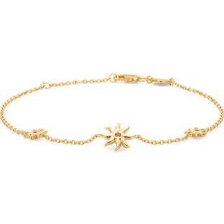 Studio Z Ocean Aura armbånd i forgyldt
