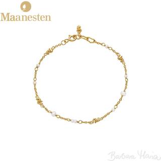 Maanesten Mero armbånd i forgyldt sterlingsølv - 8581A