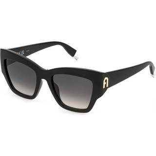 Furla Kvinde SFU891 0Z42 Solbriller Injiceret Sort Røg Firkantet Normal Skygge