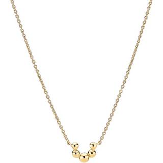 Lund Copenhagen halskæde i forgyldt med kugler