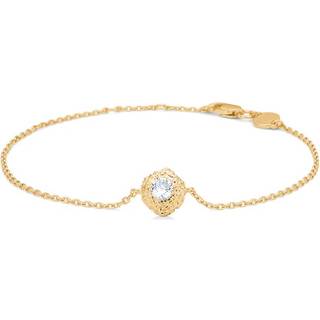 Studio Z Wild Cliff armbånd i forgyldt med cubic zirkonia