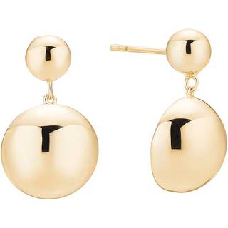 Lund Copenhagen øreringe i forgyldt