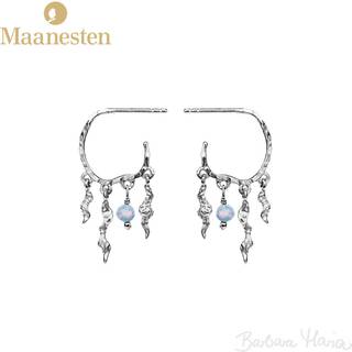 Maanesten Bayou øreringe i sterlingsølv - 9664C