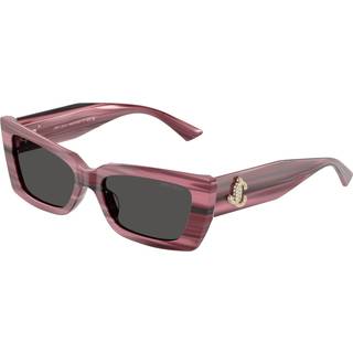 Jimmy Choo Kvinde JC5037BU 506487 Solbriller Acetat Violet Grå Cat Eye Normal