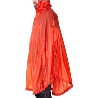 Exped Bike + Hike Poncho Poncho størrelse 160-200 cm farve rød