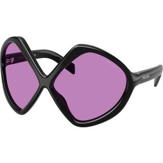 Prada Kvinde PR B21S 16K30G Solbriller Acetat Sort Violet Geometrisk Normal