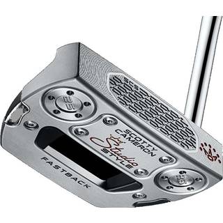 Scotty Cameron Studio Style Long Design Fastback (2025) Single Bend Neck Putter - Steel - Højre - Str. 38" - Scotty Cameron Full Contact Long Design (2024) Standard Sort