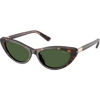 Polo Ralph Lauren Kvinde PH4199U 500371 Solbriller Acetat Skildpadde Grøn Cat Eye Normal