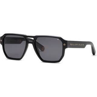 Philipp Plein SPP200V 0700 58 Solbriller Mænd Black - Glossy Black - 58mm