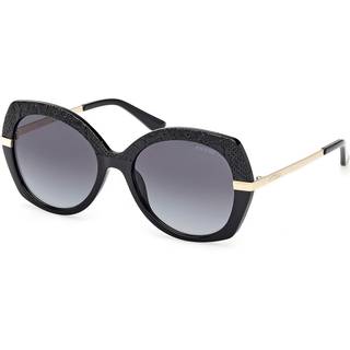 Guess GU00215 01B 55 Solbriller Kvinder Black - Shiny Black - 55mm