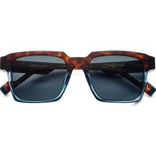 Etnia Barcelona Gabriele Polarized HVPT 54 Solbriller Mænd Blue - Shiny Faded Dark Brown Tortoise Petrol B - 54mm