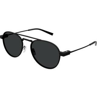 SAINT LAURENT Mand SL 708 001 Solbriller Metal Sort Sort Rund