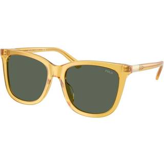 Polo Ralph Lauren Kvinde PH4201U 500571 Solbriller Acetat Gul Grøn Firkantet Normal