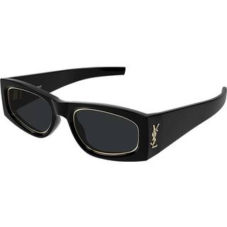 SAINT LAURENT Kvinde SL M140 RIM 001 Solbriller Acetat Sort Sort Firkantet