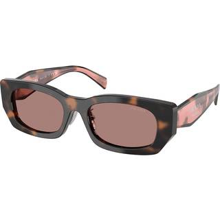 Prada PR B05SF Asian Fit 23A60B 53 Solbriller Kvinder Tortoiseshell - Mauve Tortoise - 53mm