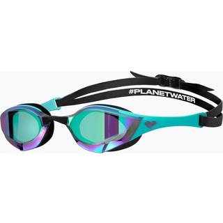 Arena Elite svømmebriller - Cobra Edge SWIPE Mirror - Sort/turkis