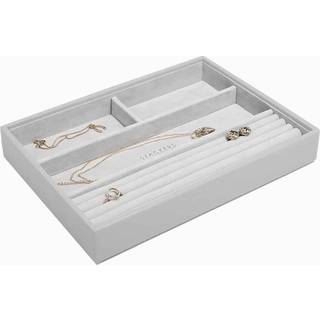 Smykke organizer (2 størrelser) - Hvid - 40,3cm x 31,3cm x 7,3cm - Adriana