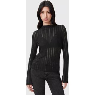 All Saints AllSaints Black Aki Long Sleeve T-Shirt