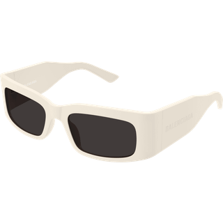 Balenciaga Unisex BB0328S 007 Solbriller Acetat Beige Grå Firkantet