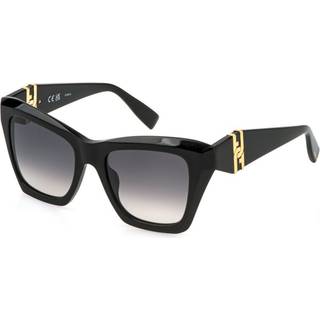 Furla Kvinde SFU884 700 Solbriller Acetat Sort Røg Firkantet Normal Skygge