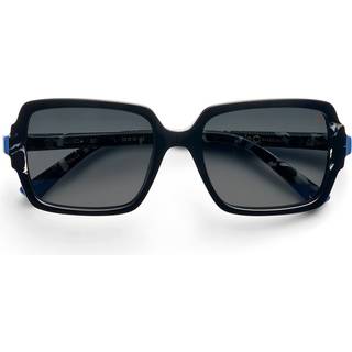 Etnia Barcelona Almeda BK 53 Solbriller Kvinder Black - Black White Marble Laminate - 53mm