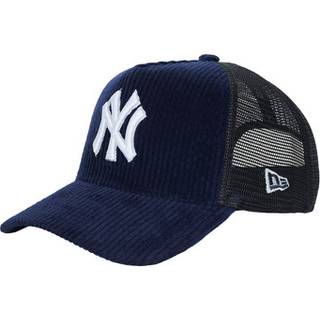 New York Yankees MLB Cord Navy 9FORTY E-Frame Adjustable Trucker Cap newera adult unisex Blue newera adult unisex Blue newera adult unisex Blue newera - Osfm