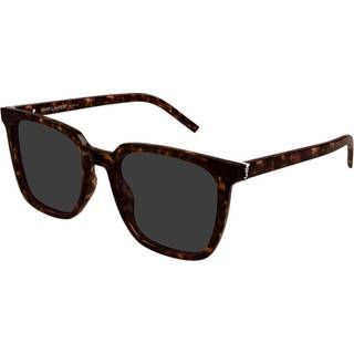 Saint Laurent SL M146/K Asian Fit 002 56 Solbriller Kvinder Tortoiseshell - Dark Tortoise - 56mm
