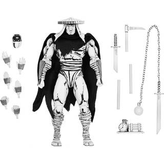 Teenage Mutant Ninja Turtles Action Figure Foot Assassin Black and White 18 cm