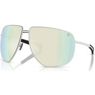 Moncler ME4008 ATLAS 10046G 74 Solbriller Mænd Silver - Matte Silver - 74mm