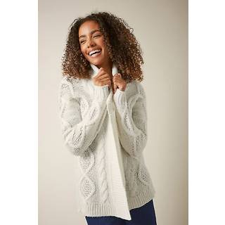 M & Co M & Co Cream Longline Cardigan