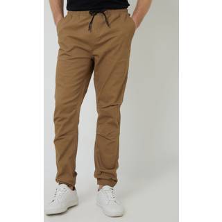 Threadbare Threadbare Brown Jogger Style Drawcord Trousers