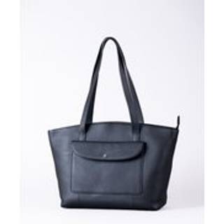 Lakeland Leather Lakeland Leather Black Temple Tote Bag