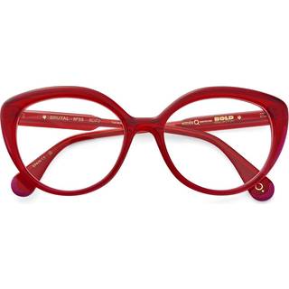 Etnia Barcelona Brutal No.33 RDFU 54 Briller Kvinder Lyserød - Transparent Faded Red Fuchsia Pink - 54mm