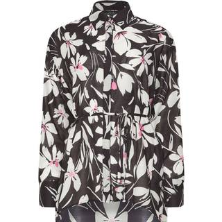 Star by Julien MacDonald Star by Julien MacDonald Black Floral Longline Shirt