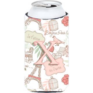 Brev X Love in Paris Pink Tall Boy Beverage Isulator Hugger CJ2002-Xtbc