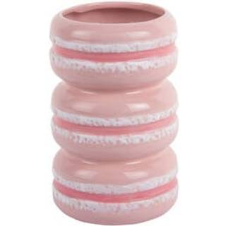 Vase Macaron Ø9,3cm keramik lyserød