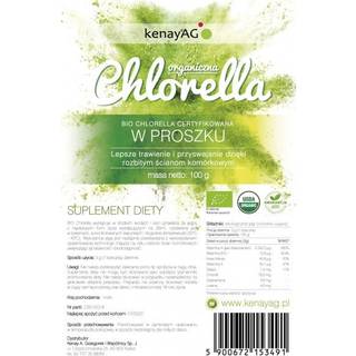 Kenay - Økologisk Chlorella Pulver 100 g