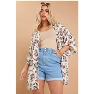 Yours Curve Yours Curve Natural Crochet Insert Cover-Up