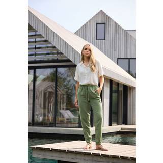 Lts Tall Green Lyocell Blend Joggers Long > 10 Lts | Tall Women's Joggers - Long 10