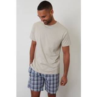 Threadbare Threadbare Natural Textured Shortie 100% Cotton Pyjamas Set
