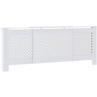 radiatorskjuler 205 cm MDF hvid