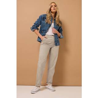Lts Tall Stone Brown Cotton Straight Leg Chino Jeans Ex Long > 20 Lts | Tall Women's Slim Trousers - Ex Long 20