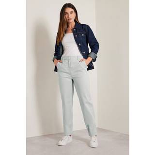 Lts Tall Grey Cotton Chino Jeans Ex Long > 18 Lts | Tall Women's Slim Trousers - Ex Long 18