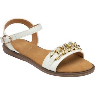 Lotus Lotus White Flat Casual Sandals
