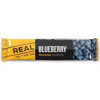 Real Turmat Otg Protein Bar Blueberry & Bl Nocolour, Yellow, 40 gram
