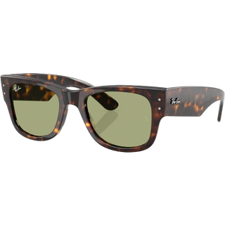 Ray - Ban Unisex RB0840S MEGA WAYFARER 902/4E Solbriller Acetat Skildpadde Grøn Firkantet Normal